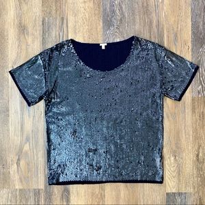 J.Crew Sequin Top